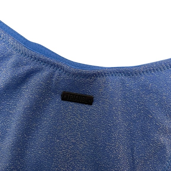 TRIANGL Blue Sparkly Underwire Bikini with Bag - Picture 6 of 7
